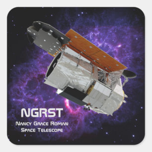 Nancy Grace Roman Space Telescope Fyrkantigt Klistermärke