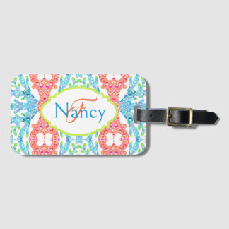 Nancy Mosaic Luggage Tag Bagagebricka