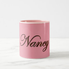 NANCY Namn-Branded Gift Drinking Mugg