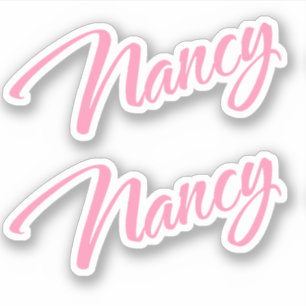Nancy namn x2 klistermärken