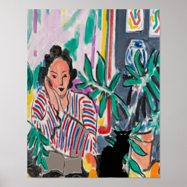 Nancy på Cell Mobil & Cat, lägg till text, Poster (Framsidan)