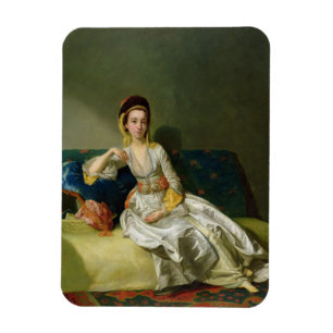 Nancy Parsons i den turkiska klänningen, c.1771 Magnet