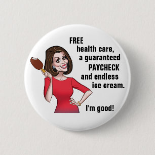 Nancy Pelosi är bra Knapp