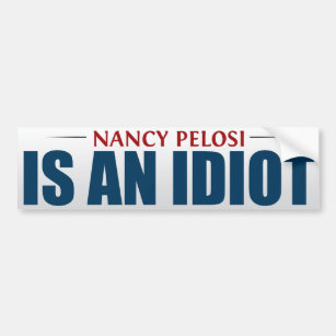 Nancy Pelosi är en indikation Bildekal