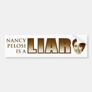 Nancy Pelosi är en Liar Bildekal