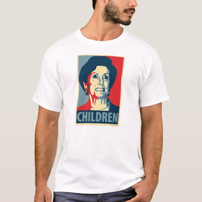 Nancy Pelosi - barn: OHP-T-tröja T Shirt (Framsida)