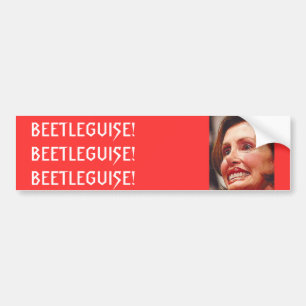 Nancy Pelosi-Beetleguise Bildekal
