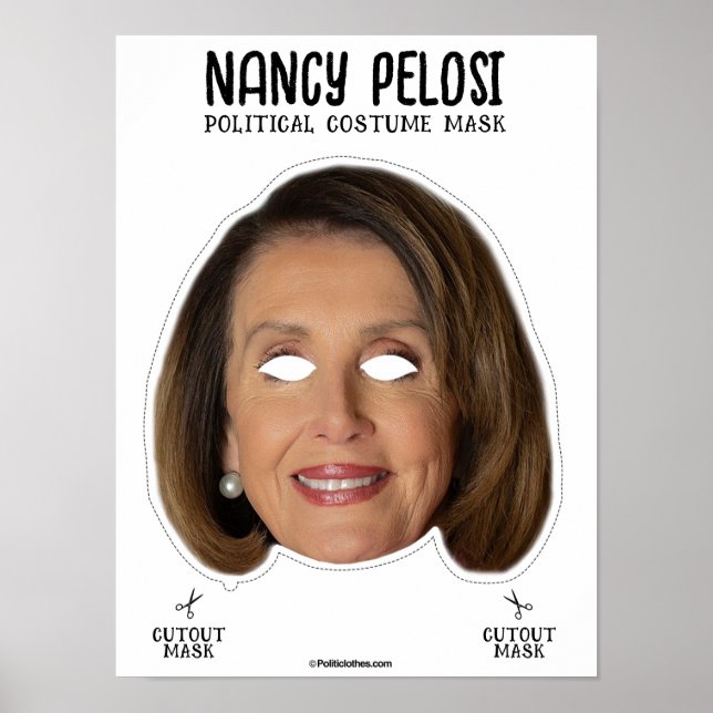 Nancy Pelosi Costume Mask Poster (Framsidan)