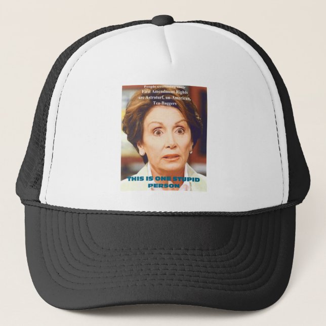 NANCY PELOSI- EN DUM PERSON TRUCKERKEPS (Framsida)