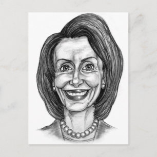 Nancy Pelosi Fläkt Klubb Vykort