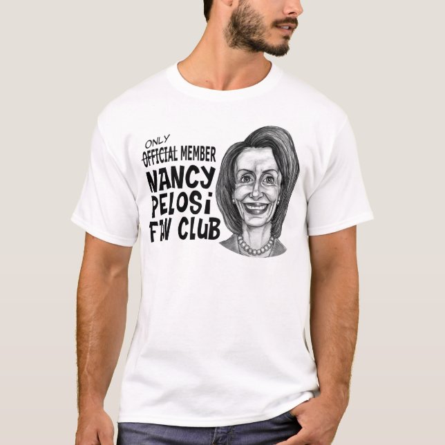 Nancy Pelosi fläktklubb T-shirt (Framsida)