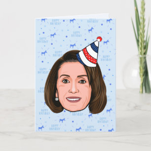 NANCY PELOSI FÖDELSEDAG KORT
