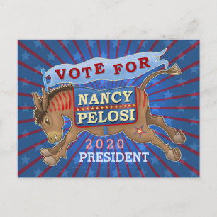 Nancy Pelosi från 2020 Vykort