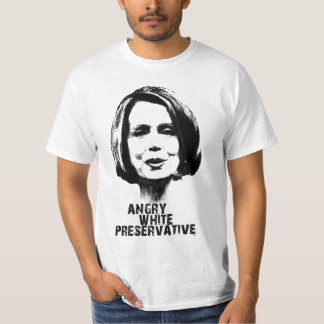 Nancy Pelosi: Ilsken vit Preservatve T Shirt