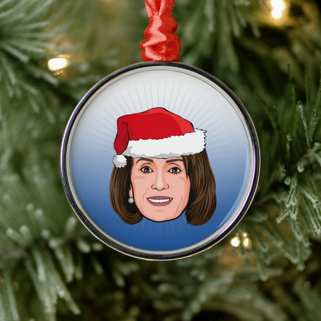 NANCY PELOSI Jul Julgransprydnad Metall (Träd)