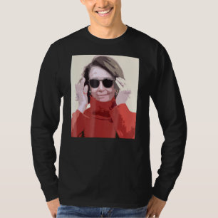 Nancy Pelosi Sunglasses Fru talman, Meminis Femini T Shirt