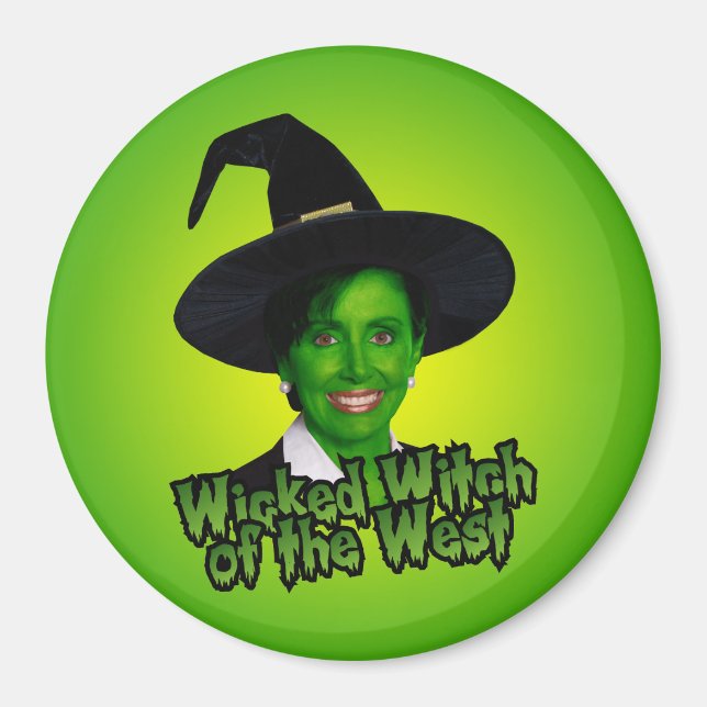 Nancy Pelosi Wicked Witch of the Väster Magnet (Framsidan)