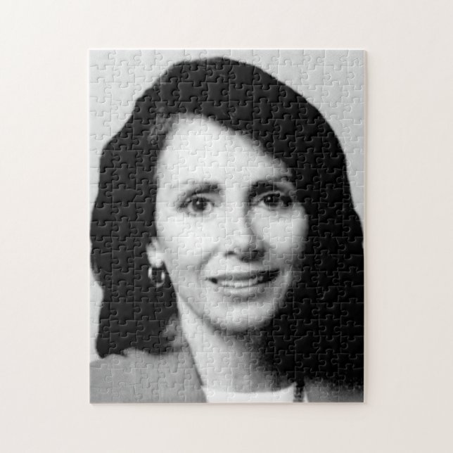Nancy Pelosi Young Congressional Photo Pussel (Vertikal)