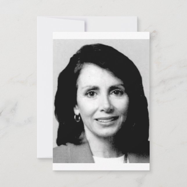 Nancy Pelosi Young Congressional Photo Spara Datumet (Framsida)