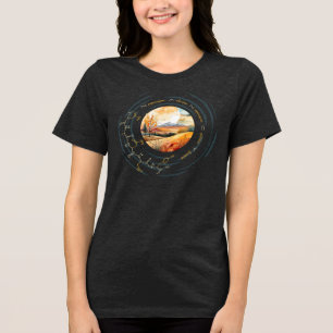 NANCY peptid, Måne 3 med anpassningsbar, mörk T Shirt