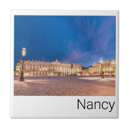 Nancy Ställe Stanislas Grand Est Frankrike Sunset Kakelplatta