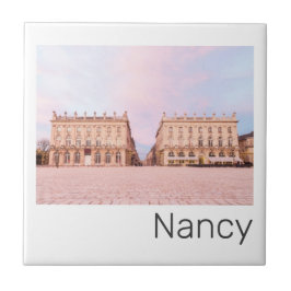 Nancy Ställe Stanislas Grand Est Frankrike Sunset Kakelplatta