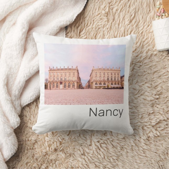 Nancy Ställe Stanislas Grand Est Frankrike Sunset Kudde (Filt)
