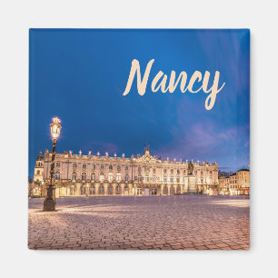 Nancy Ställe Stanislas Grand Est Frankrike Sunset Magnet