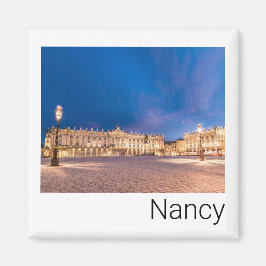 Nancy Ställe Stanislas Grand Est Frankrike Sunset Magnet