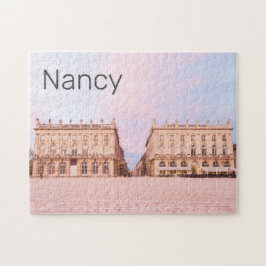Nancy Ställe Stanislas Grand Est Frankrike Sunset Pussel