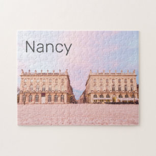 Nancy Ställe Stanislas Grand Est Frankrike Sunset Pussel