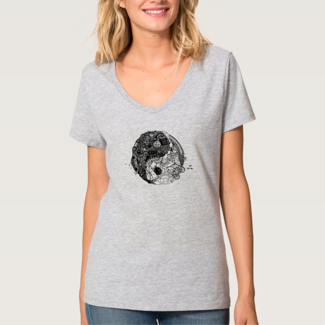 Nancy T-tröja för popkonst (Veenacken) T Shirt (Framsida)