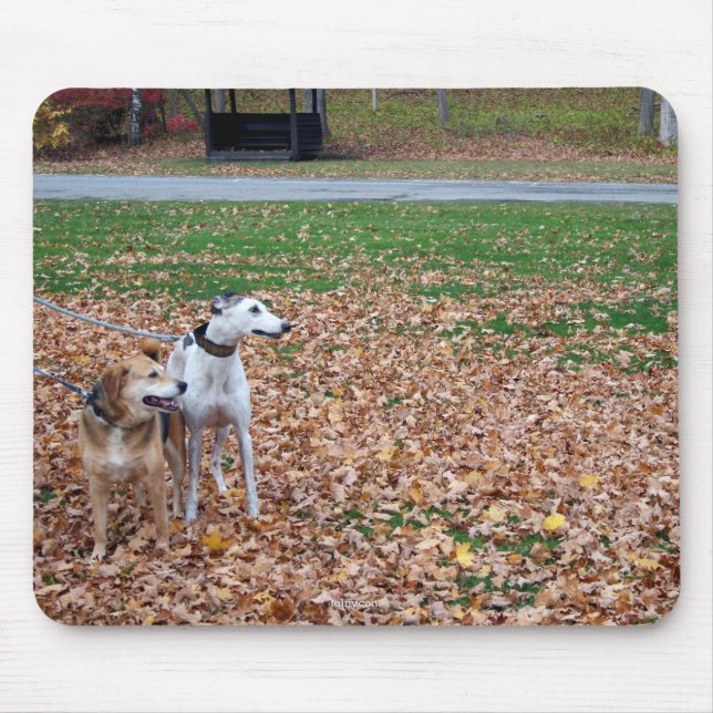 Nancy & Wimsey (1) mousepad, vågrät Musmatta (Framsidan)