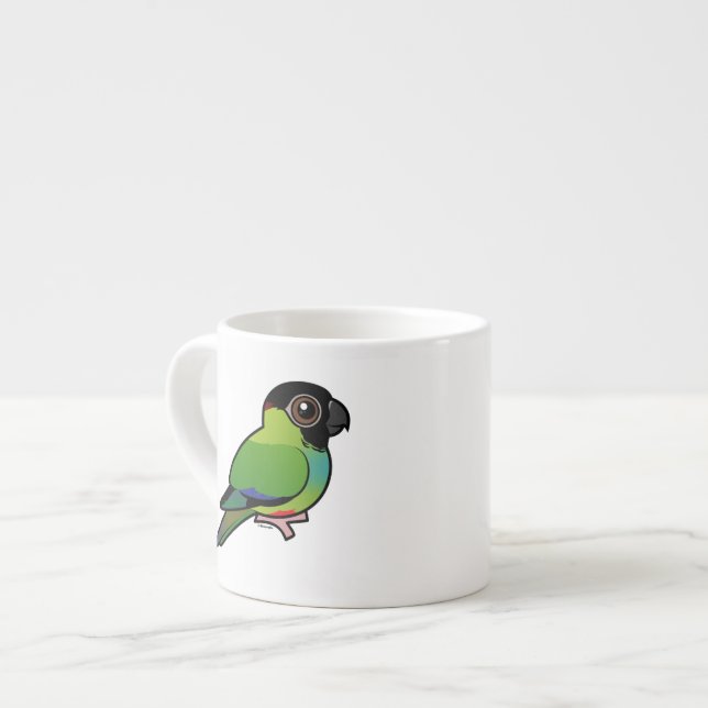 Nanday Conure Espressomugg (Framsida vänster)