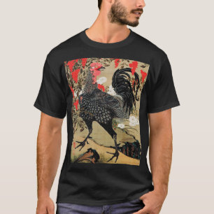Nandina och Tupp Illustration av Ito Jakuchu T Shirt
