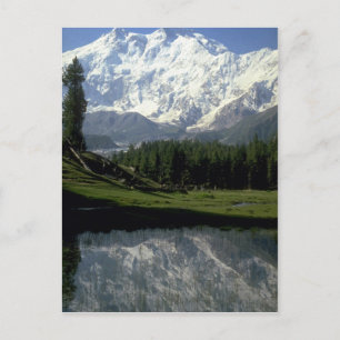 Nanga Parbat vid Fairy Meadows, norra Pakistan Vykort