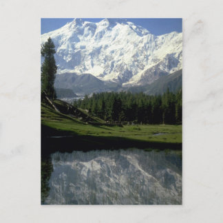 Nanga Parbat vid Fairy Meadows, norra Pakistan Vykort