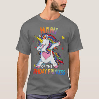 Nani Birthday Girl Far ger Unicorn Birt T Shirt