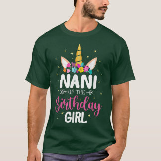 Nani, födelsedagstjuvens ynka Unicorn Birthday T Shirt