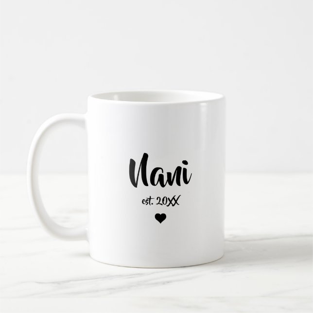 Nani Mormor Graviditetspresent Kaffemugg (Vänster)