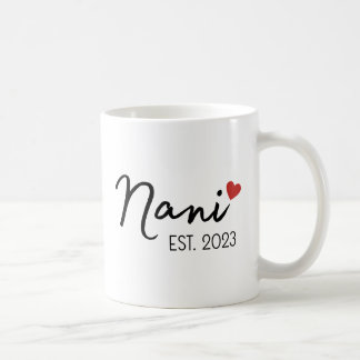 Nani Nana Est 2023 Mugg Set, New Indian Grandparen