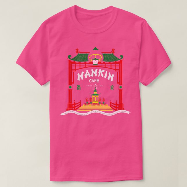 Nankin Cafe Minneapolis T Shirt (Design framsida)