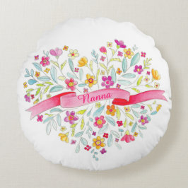 Nanna hjärtbouquet dekorativ kudde