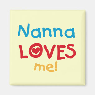 Nanna Kärlek Me T-shirts och presenter Magnet