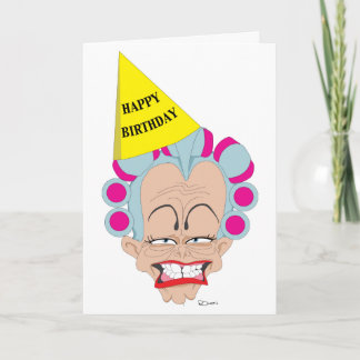 Nannas födelsedag kort