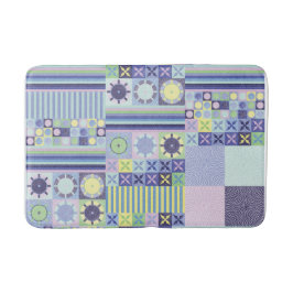 Nannas Söt Faux Sticka Crochet Blanket Mönster Badrumsmatta