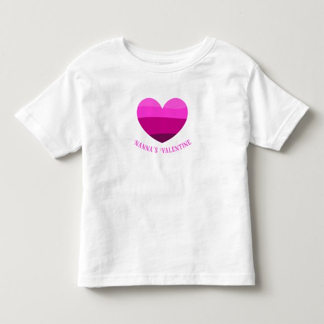 Nanna's Valentine T Shirt (Framsida)