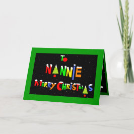 Nannie julkort helgkort