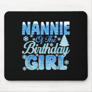 Nannie of the Birthday Girl Snöflingor Théc Matc Musmatta