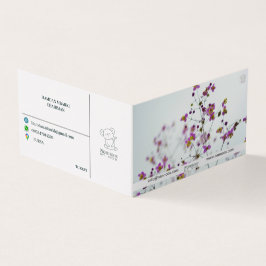 NANNOOS FOLED-AFFÄRSKORT VISITKORT